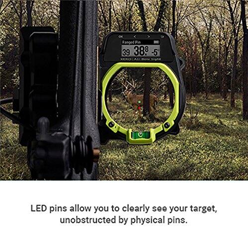 Ranged Pin 39 388 -5  
XERO LED pins allow you to clearly see your target, unobstructed by physical pins.