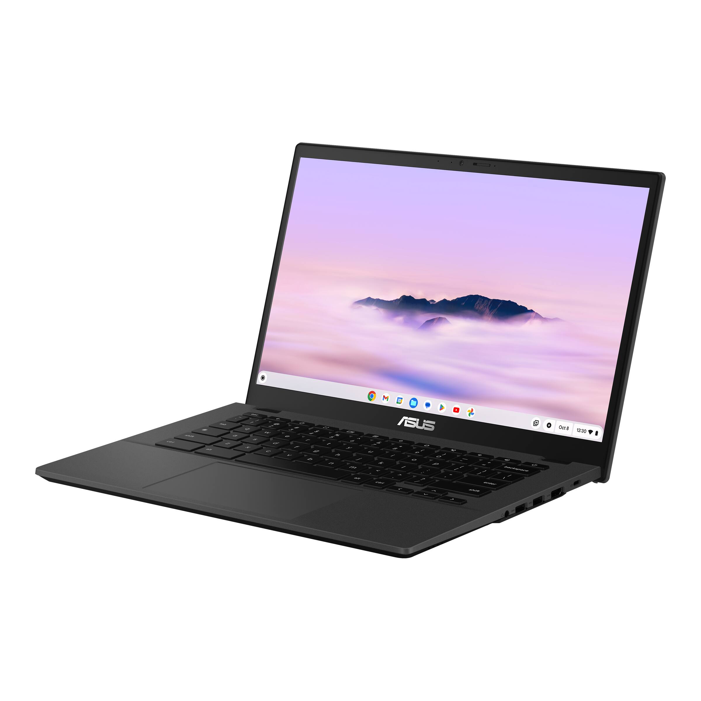 Alt View 7. ASUS - CX34 14" FHD Chromebook Plus Laptop with Google AI - Intel Core 5 120U (2024) - 8GB Memory - 128GB Storage - Staid Black.