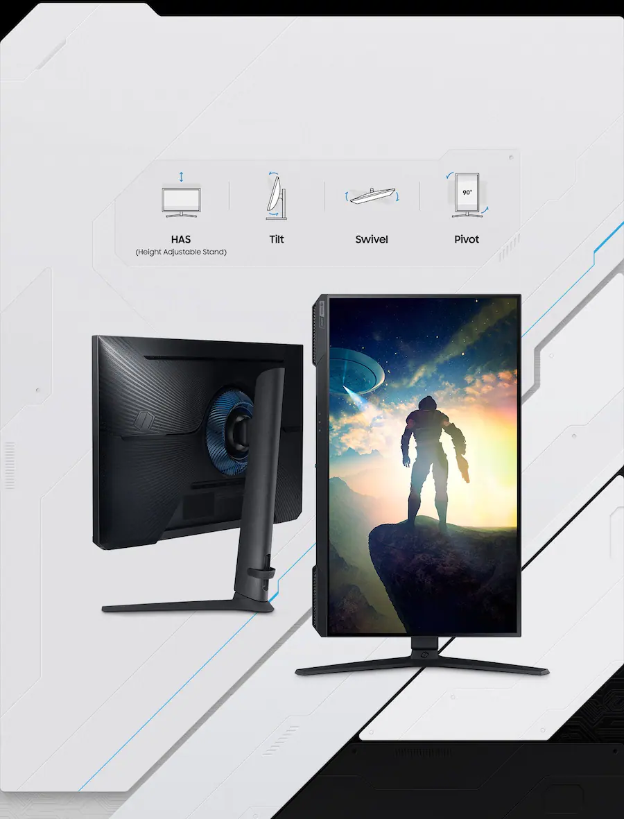 Samsung Odyssey 27” IPS LED QHD FreeSync Premium G Sync