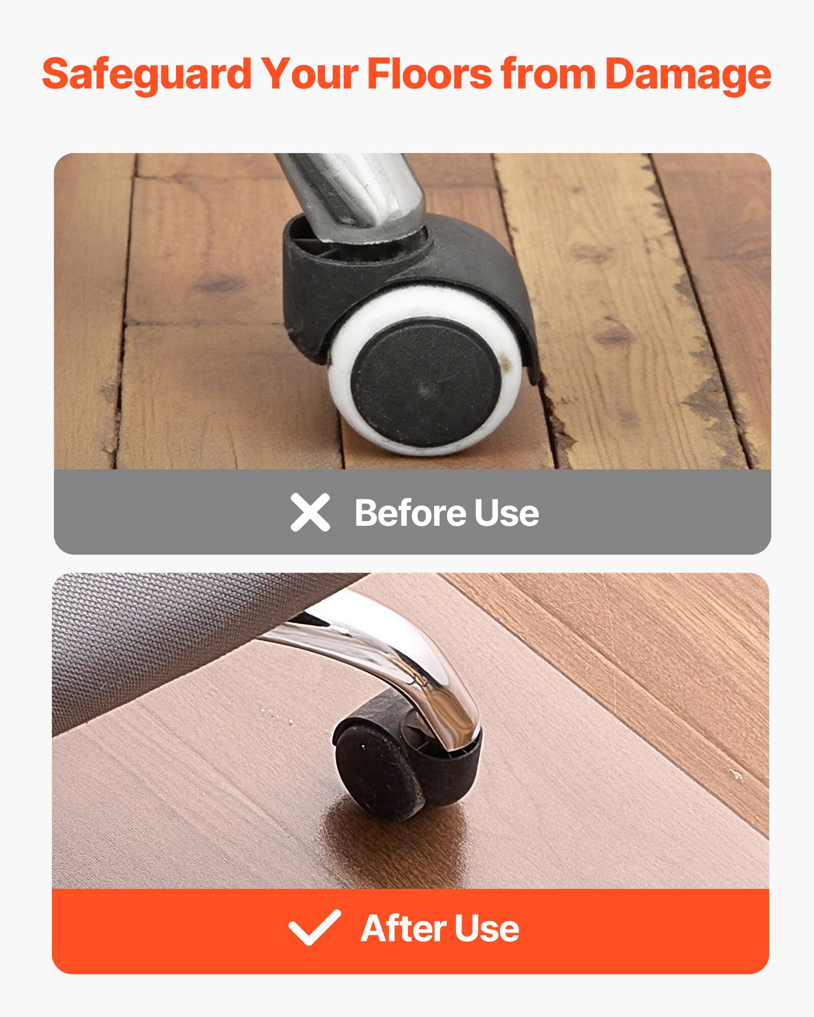 Safeguard Your Floors from Damage

Before Use

After Use