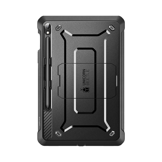 SUPCASE - UB Pro Rugged Case for Galaxy Tab S10 FE Plus 13.1" – Built-In Screen Protector, Kickstand, 20 ft Drop Protection - Black
