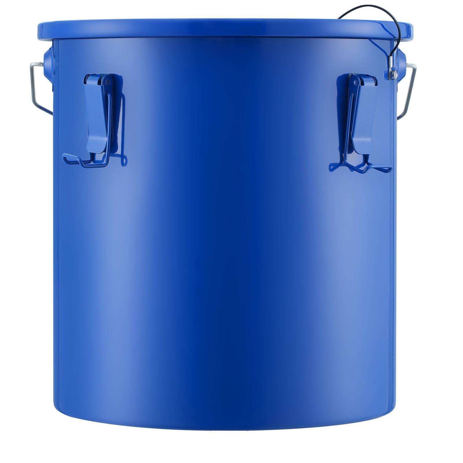 Alt View 5. VEVOR - Fryer Grease Bucket, 6 Gal Oil Disposal Caddy Carbon Steel Fryer Oil Bucket with Rust-Proof Coating, Transport Container - Blue.