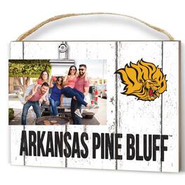 Jardine - Arkansas Pine Bluff Golden Lions 8" x 10" Weathered Clip It Frame - White