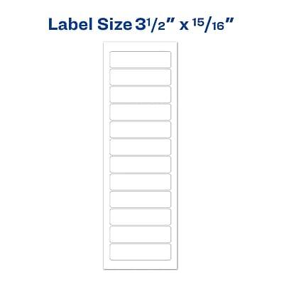 Avery Computer Labels, Dot Matrix Labels and Pin Feed Labels, 15/16" x ...