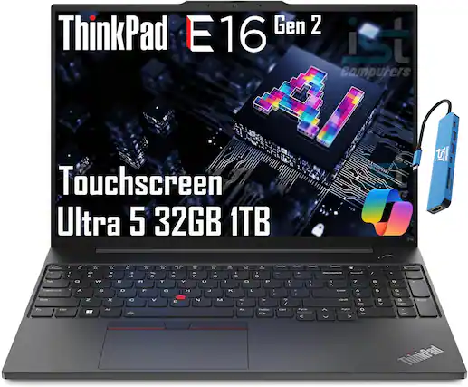 ThinkPad E16 Gen 2
Touchscreen
Ultra 5 32GB 1TB
