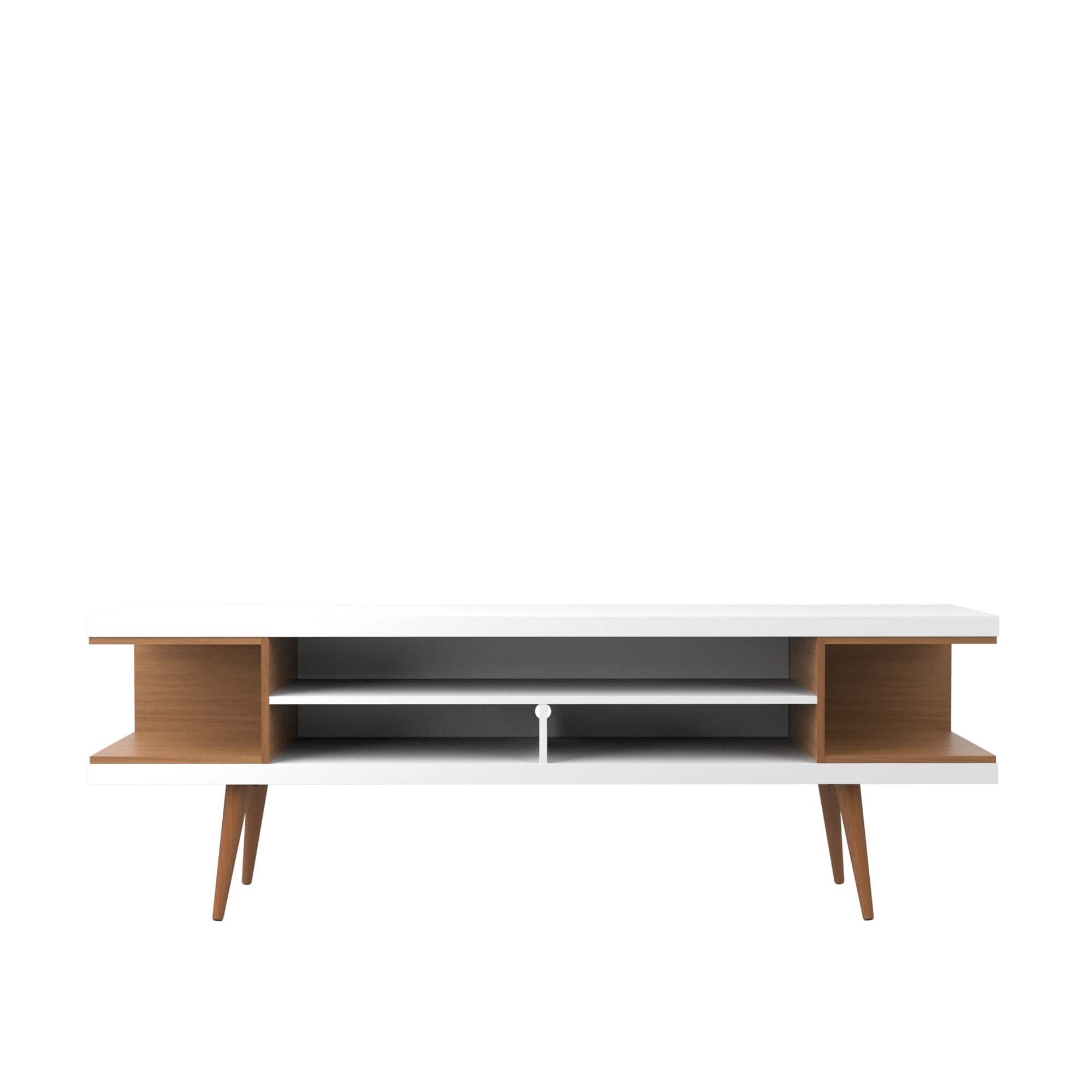 "Manhattan Comfort - Utopia Contemporary Modern 70"" TV Stand - Maple Cream and White" price history on PriceWatchPro
