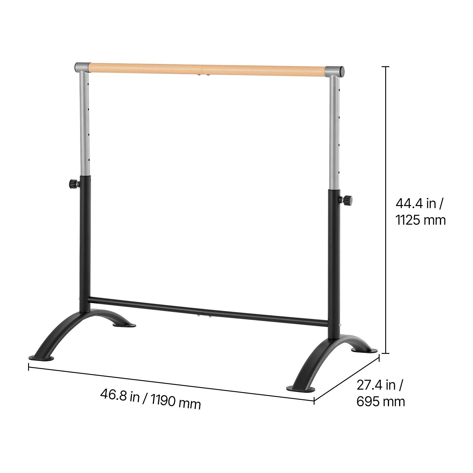 44.4 in / 1125 mm  
46.8 in / 1190 mm  
27.4 in / 695 mm