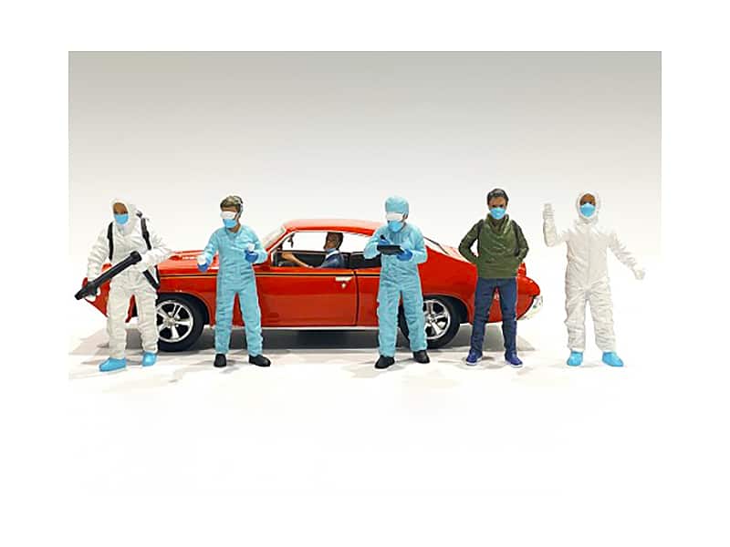 Hazmat Crew 6 piece Figurine Set for 1/18 Scale Models by American Diorama price history on PriceWatchPro