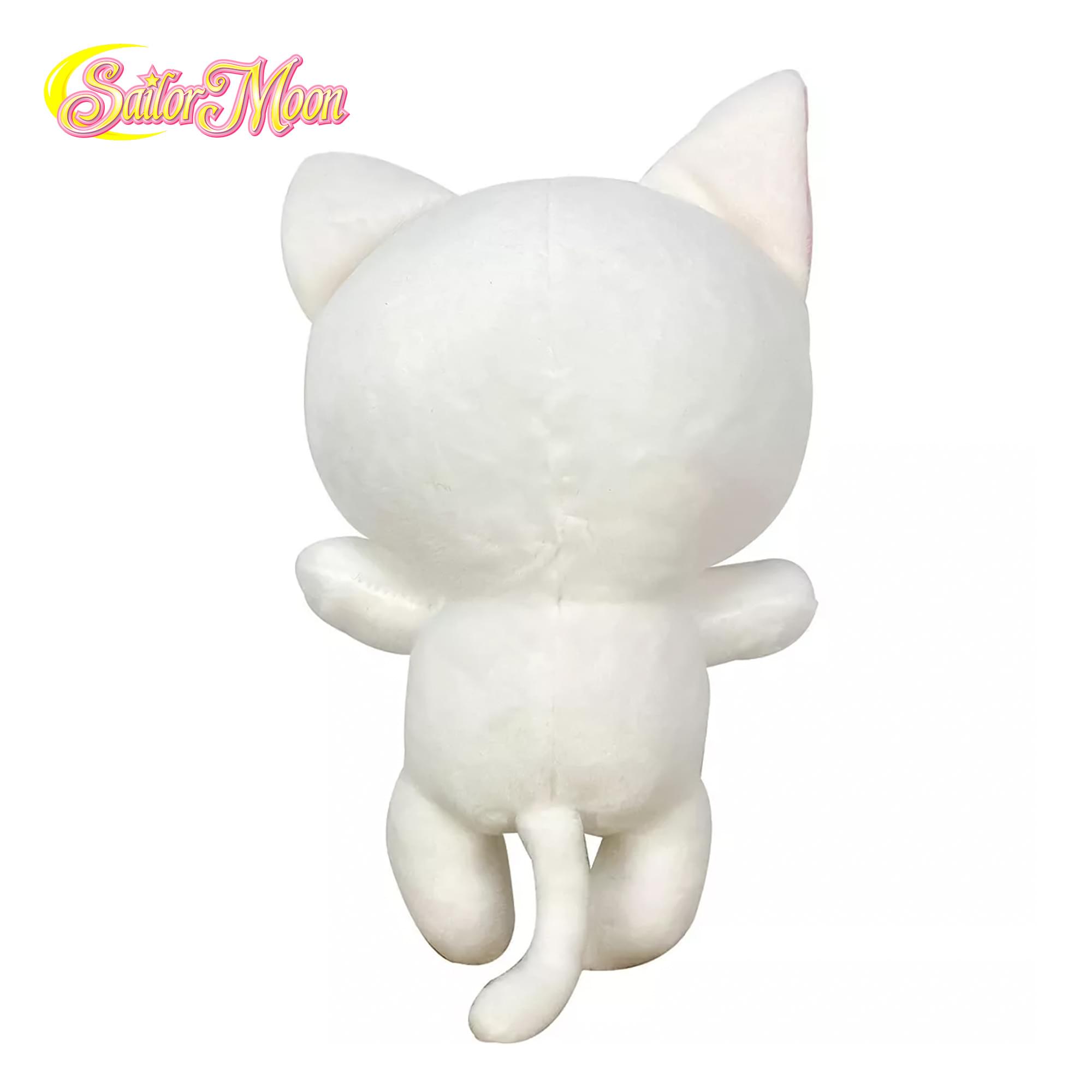 Alt View 1. Great Eastern - Sailor Moon 7 Inch Character Plush | Artemis - White.