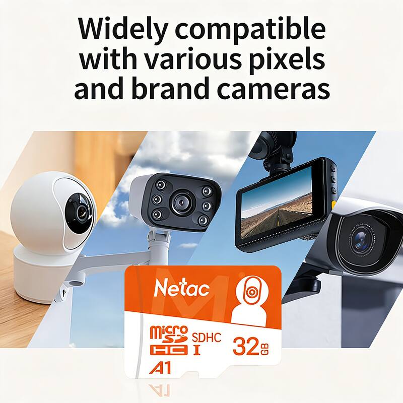 Widely compatible with various pixels and brand cameras

Netac microSDHC 32 GB A1