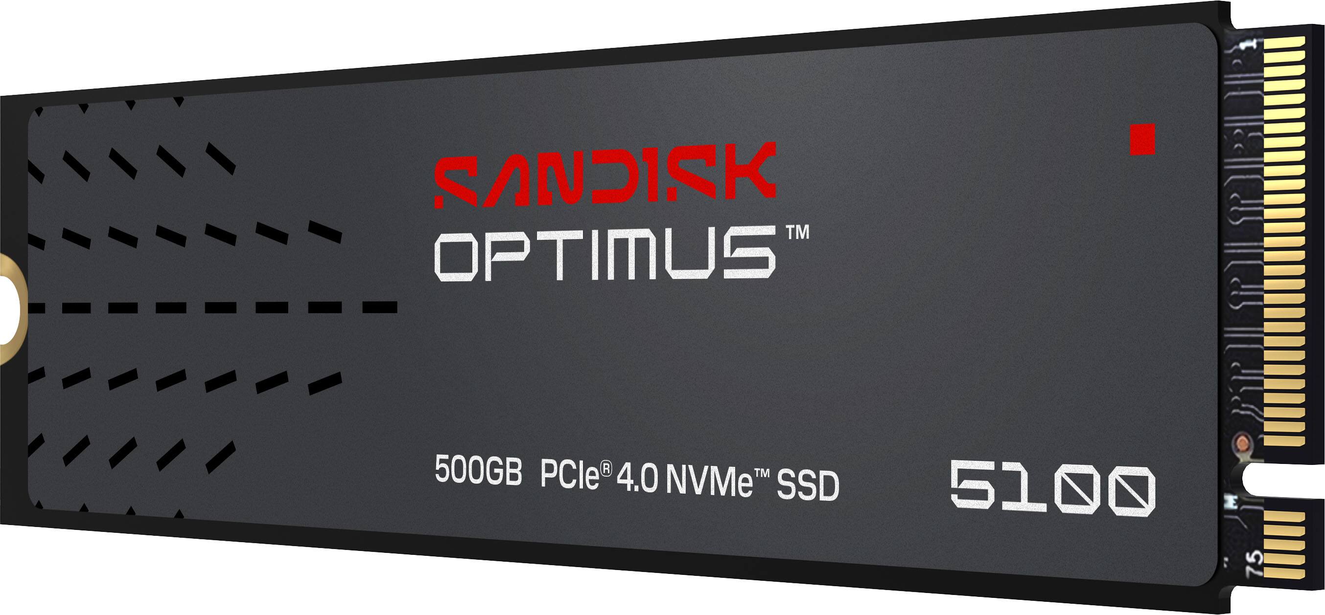 SANDISK OPTIMUS™  
500GB PCIe® 4.0 NVMe™ SSD  
5100