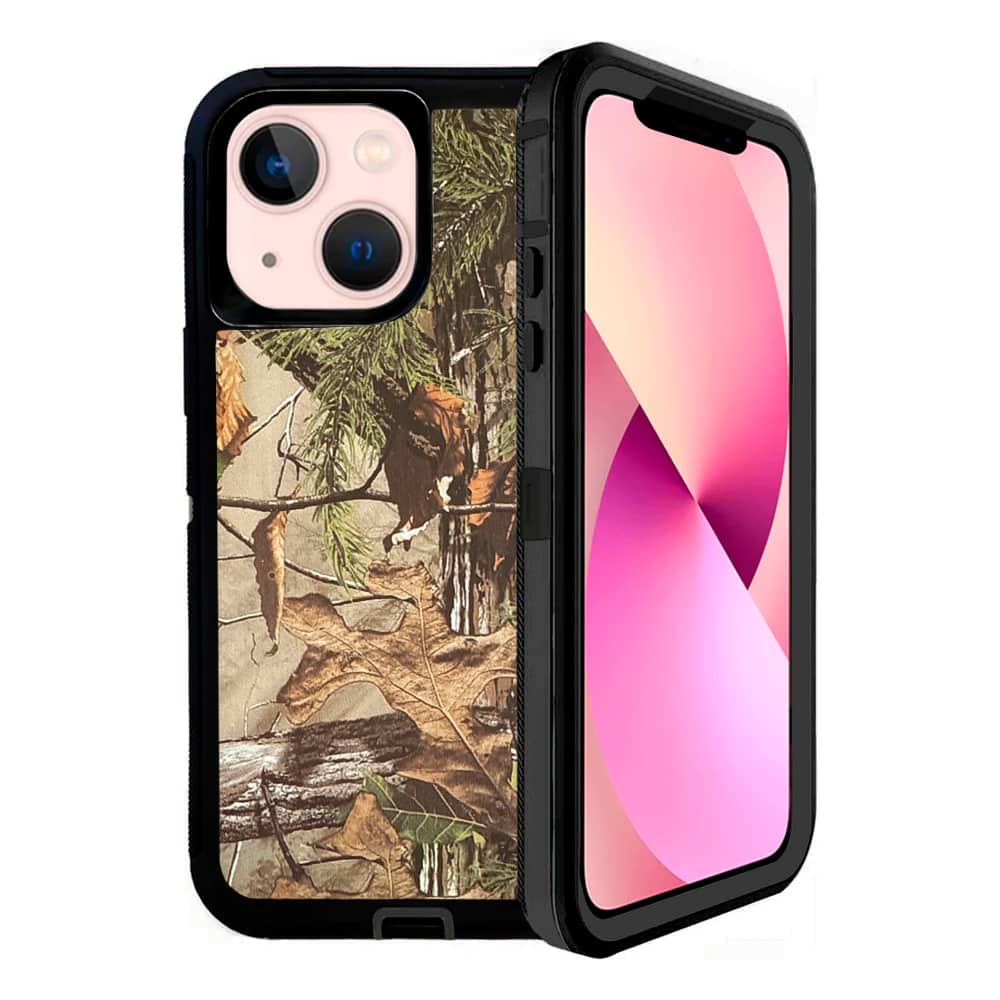 Front. Entronix - Entronix Heavy Duty Protective Case for iPhone 13 Mini - Triple-Layer Durability - Camo.