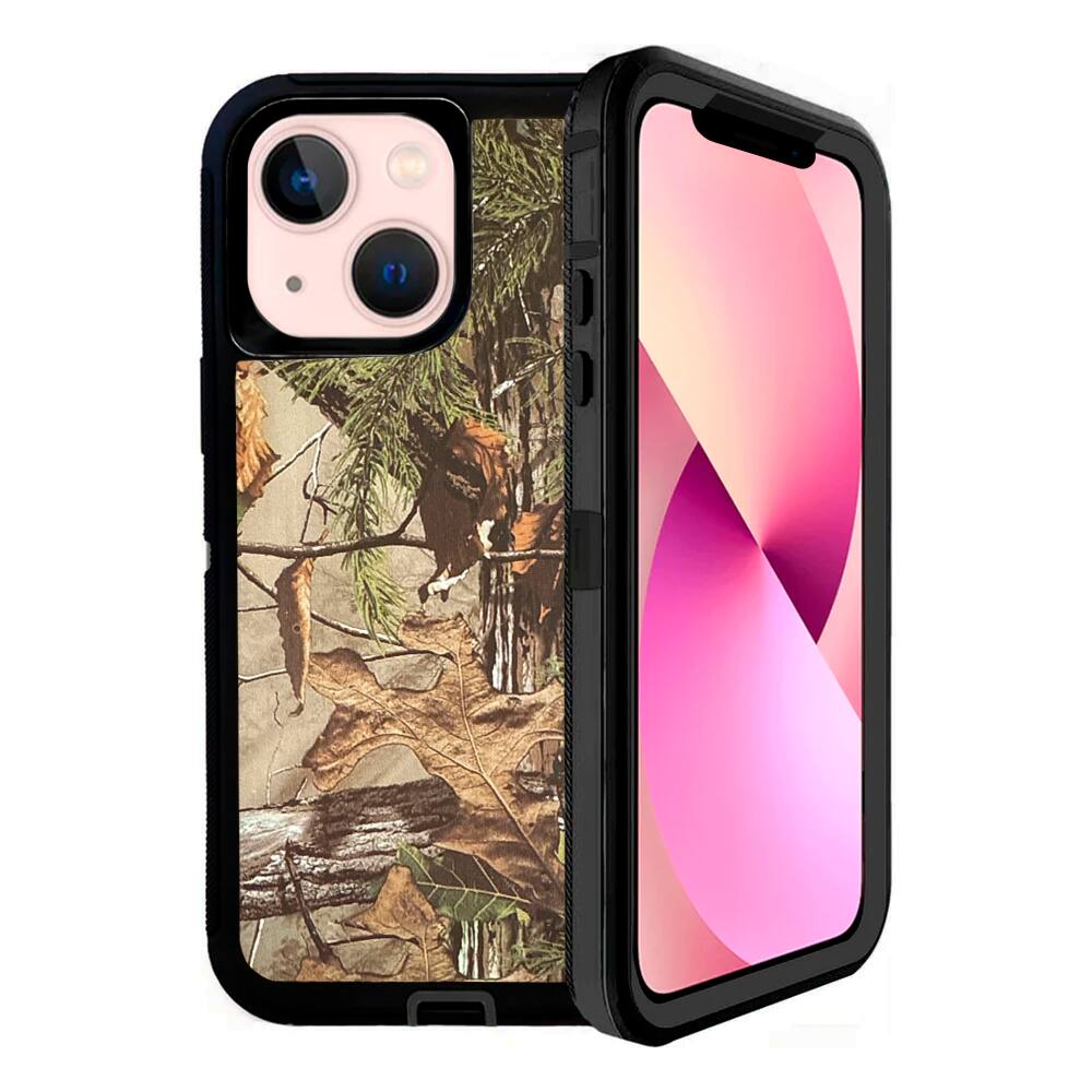 Front. Entronix - Entronix Heavy Duty Protective Case for iPhone 13 Mini - Triple-Layer Durability - Camo.