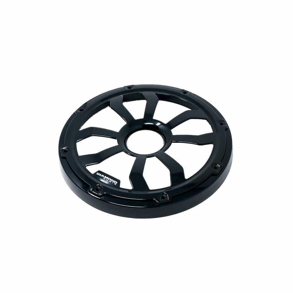 Alt View 2. Diamond Audio - Diamond Audio HXM65FBB Motorsport 6.5" Flush Mount Speaker Grills, Pair, Black/Black - Black/Gray.