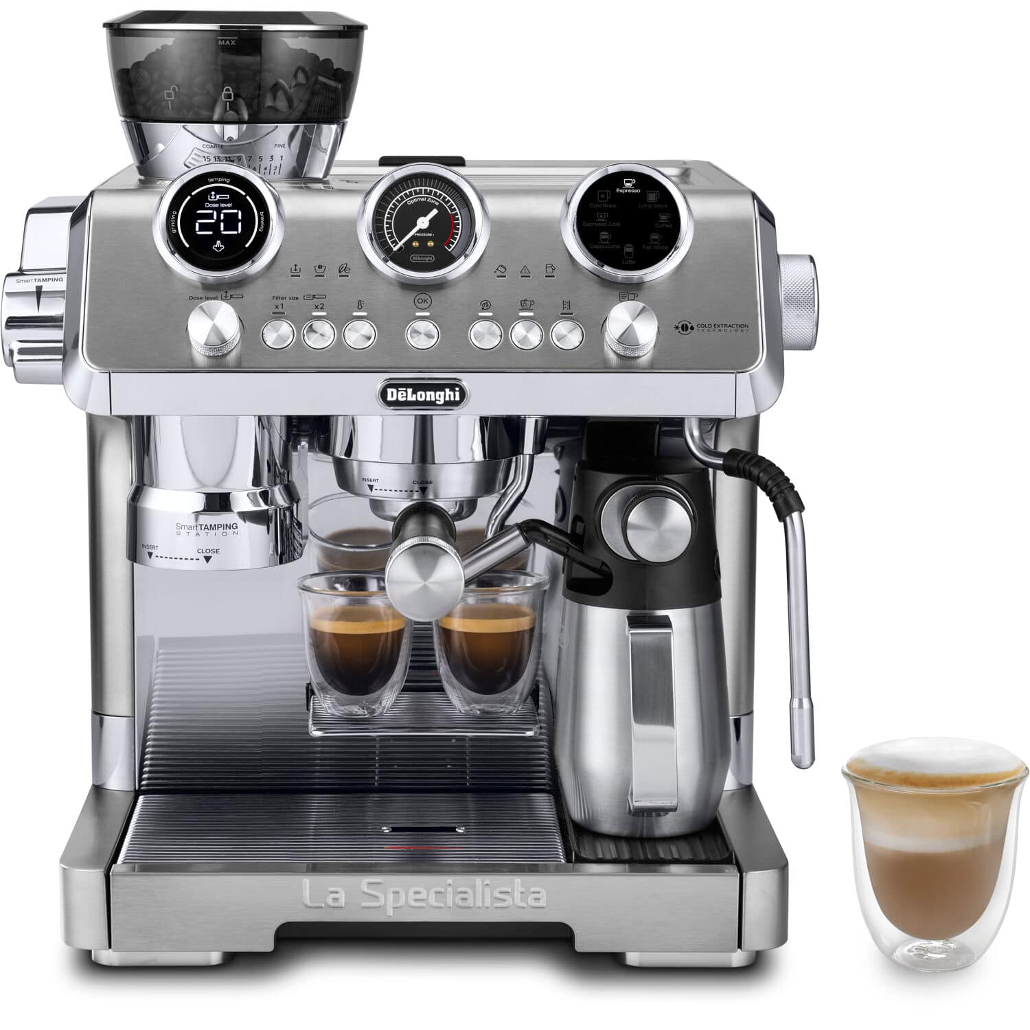 De'Longhi La Specialista エスプレッソマシン De'Longhi 19 Bar La Specialista Maestro Espresso Machine with Cold