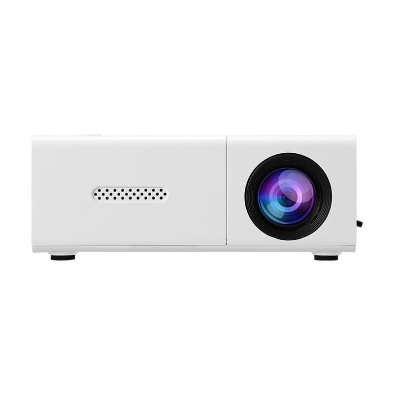 Cluzine - Mini LED Multimedia Projector,Multi-Interface, 1080P Phone Screen Mirroring for Home & Outdoor
