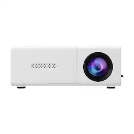 Cluzine - Mini LED Multimedia Projector,Multi-Interface, 1080P Phone Screen Mirroring for Home & Outdoor