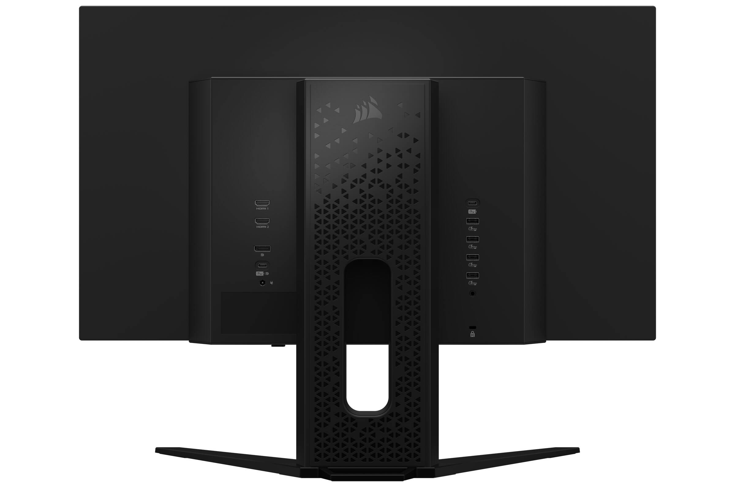 Left. CORSAIR - XENEON 27" OLED QHD FreeSync Premium and G-SYNC Compatible Gaming Monitor with HDR (HDMI, USB, DisplayPort) - Black.