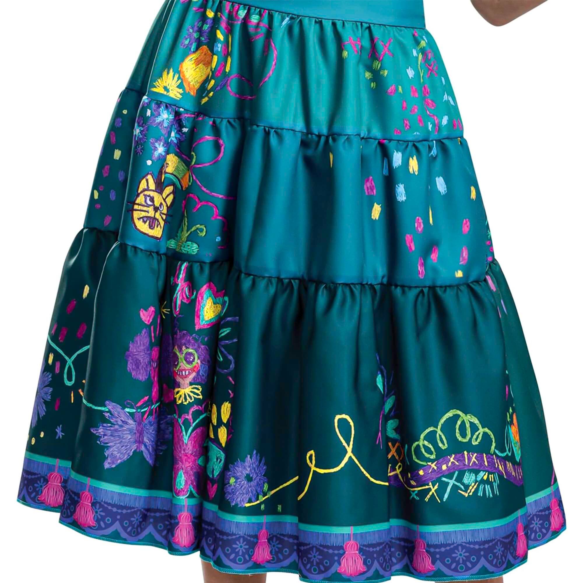 Alt View 2. Disguise - Disney Enchanto Mirabel Madrigal Deluxe Adult Costume | L (12-14) - Multi-Colored.