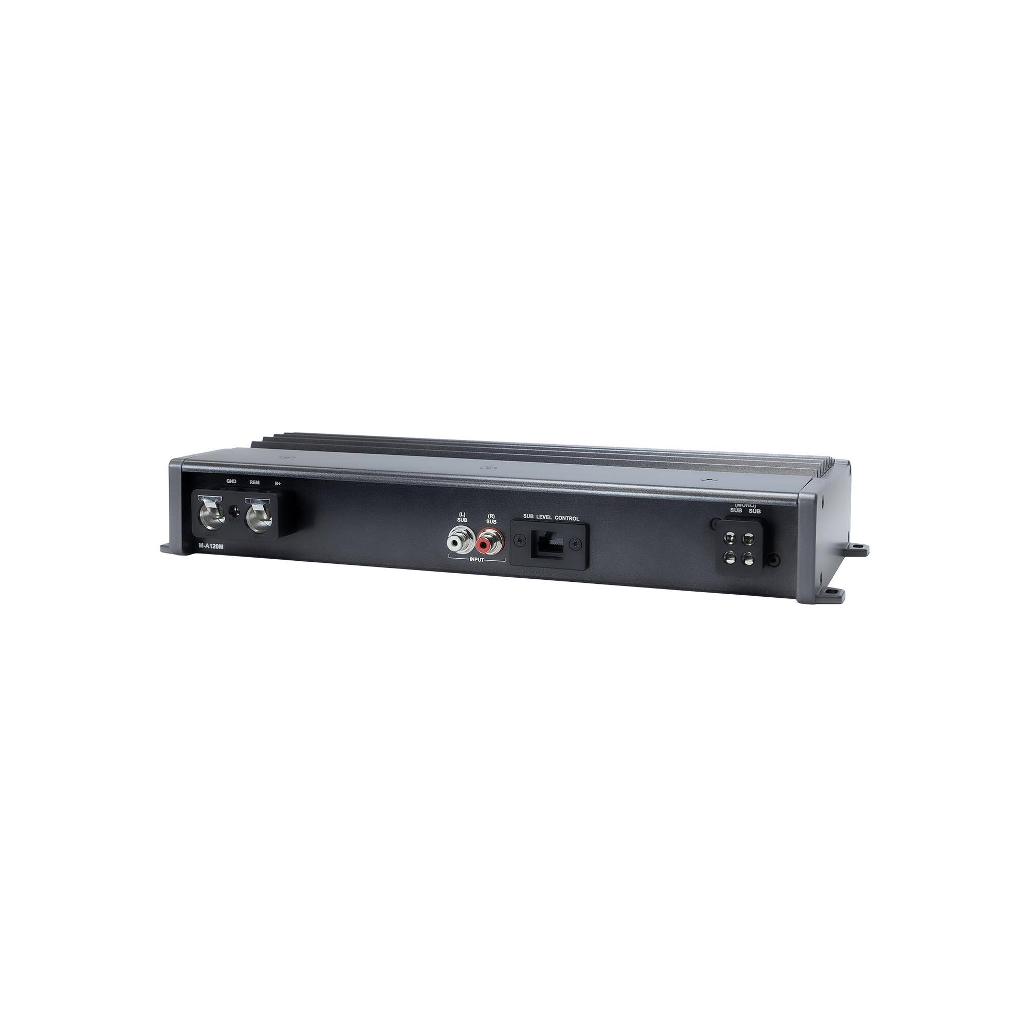 Alt View 10. Alpine - Alpine M-A120M 1200W Mono Marine Amplifier with IPX6 Waterproof Chassis - Black/Gray.