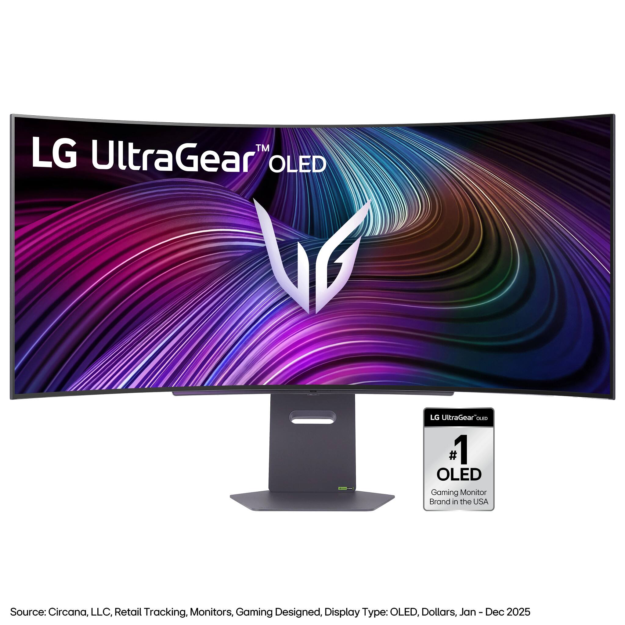 LG UltraGear™ OLED

LG UltraGear OLED

#1 OLED Gaming Monitor Brand in the USA

Source: Circana, LLC, Retail Tracking, Monitors, Gaming Designed, Display Type: OLED, Dollars, Jan - Dec 2025