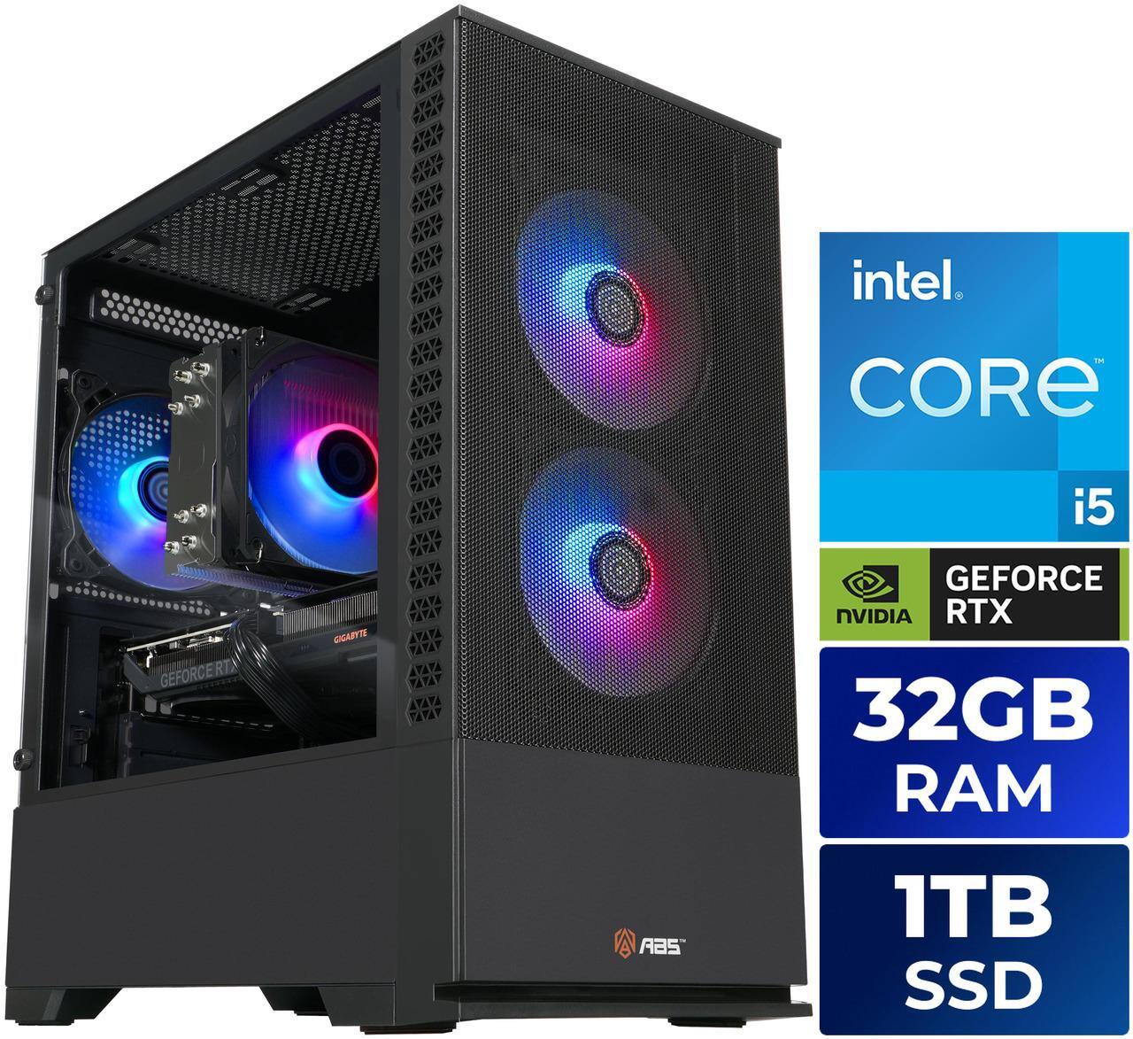 intel CORE i5  
GEFORCE RTX  
32GB RAM  
1TB SSD