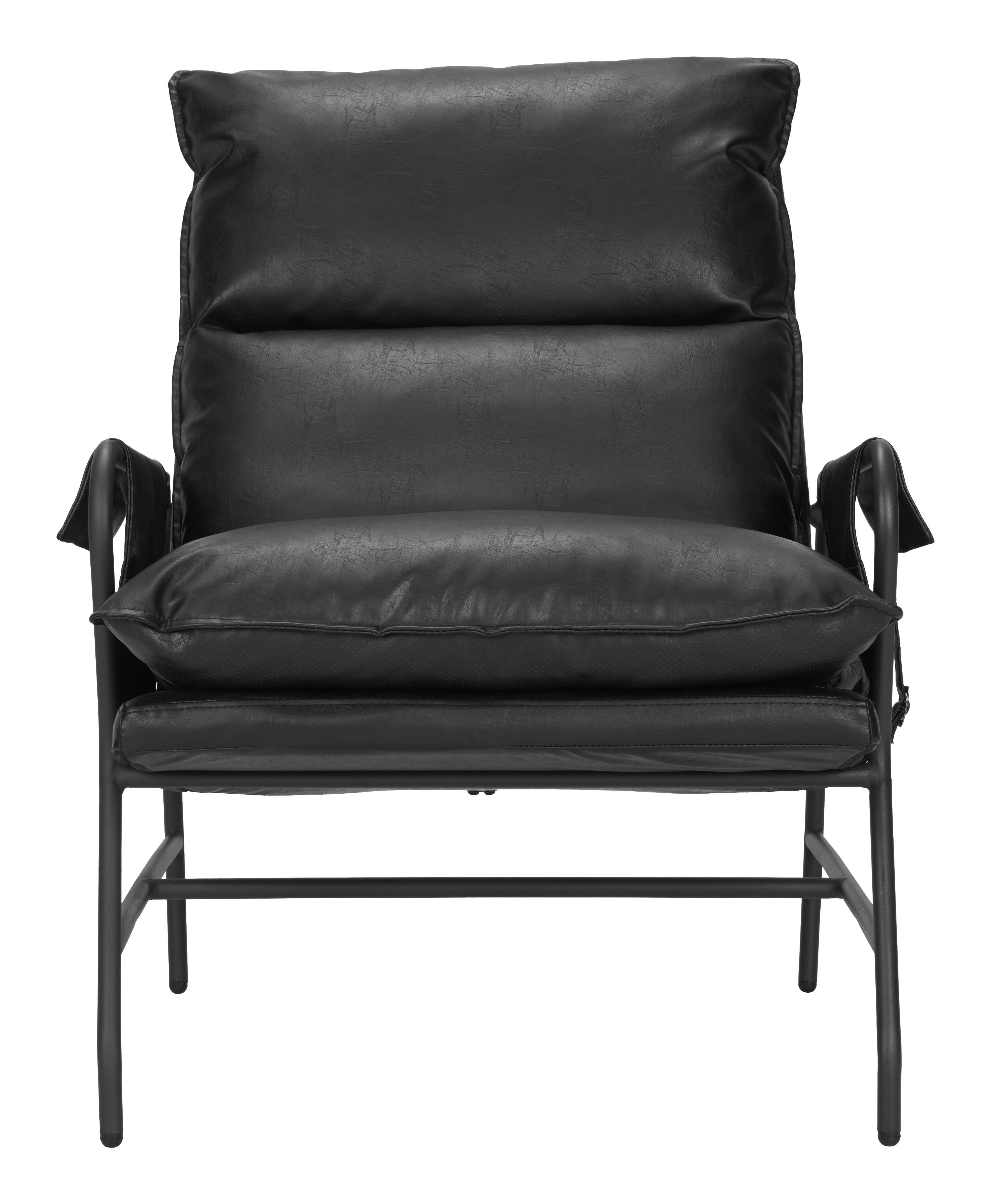 Alt View 1. Hivvago - Halaus Accent Chair Black - Black.
