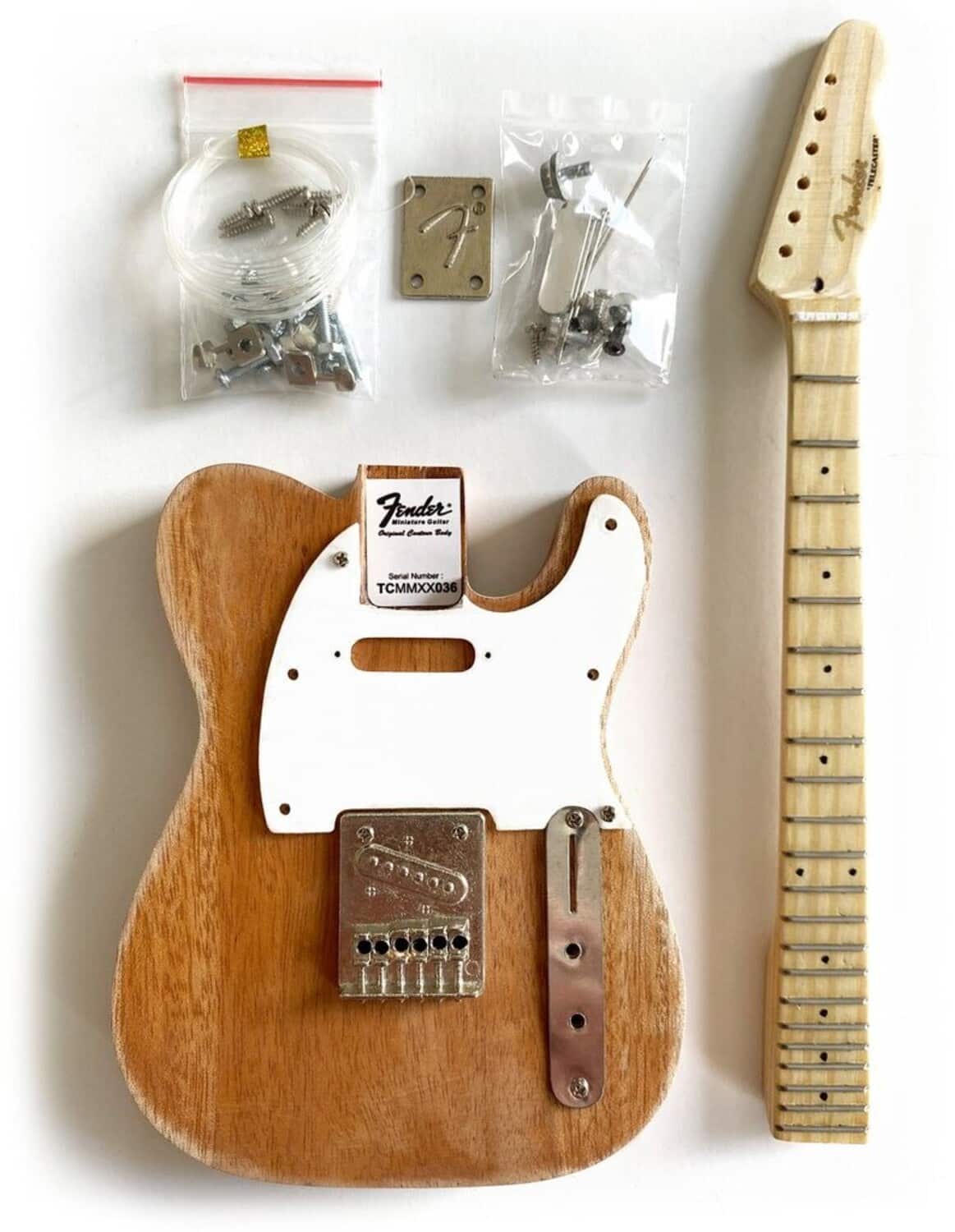 Axe Heaven - Fender Telecaster Build Your Own Miniature Guitar Replica Collectible Model Kit FG-571 - COLLECTABLES - Multicolor