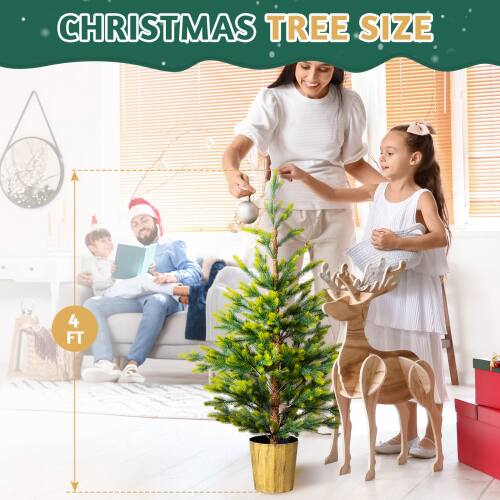 CHRISTMAS TREE SIZE  
4 FT