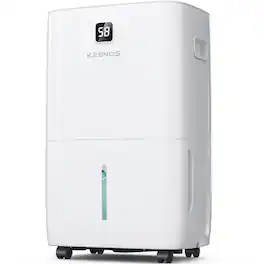 Kesnos - 150 Pint Dehumidifier for Home & Basements up to 7500 sq ft - White