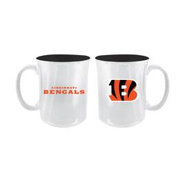 The Memory Company - Cincinnati Bengals 2-Pack 15oz. Iridescent Ceramic Mug Set - Multicolor