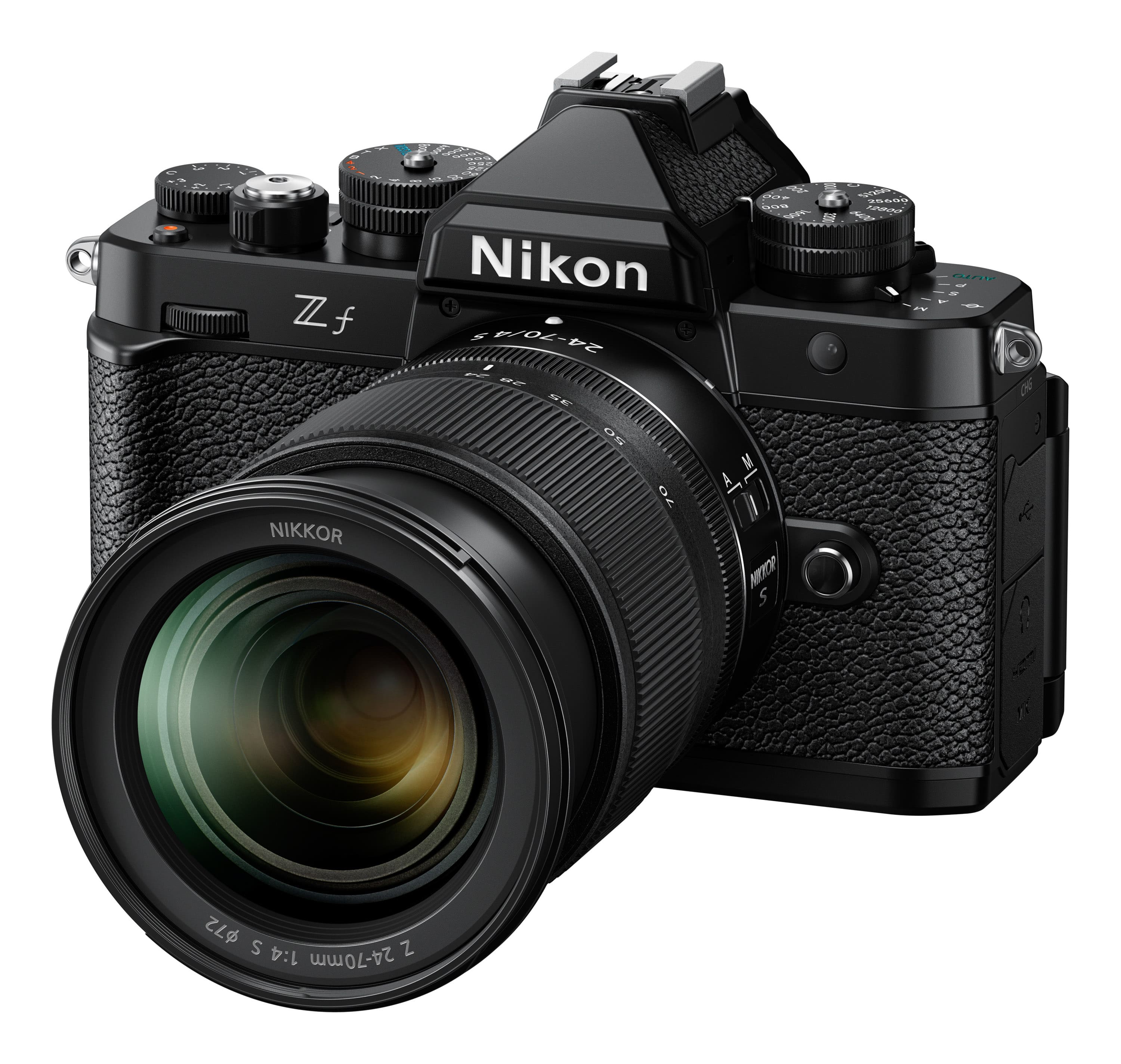 Nikon - Z f 4K Video Mirrorless Camera with NIKKOR Z 24-70mm f/4 S Lens - Black - Front_Zoom