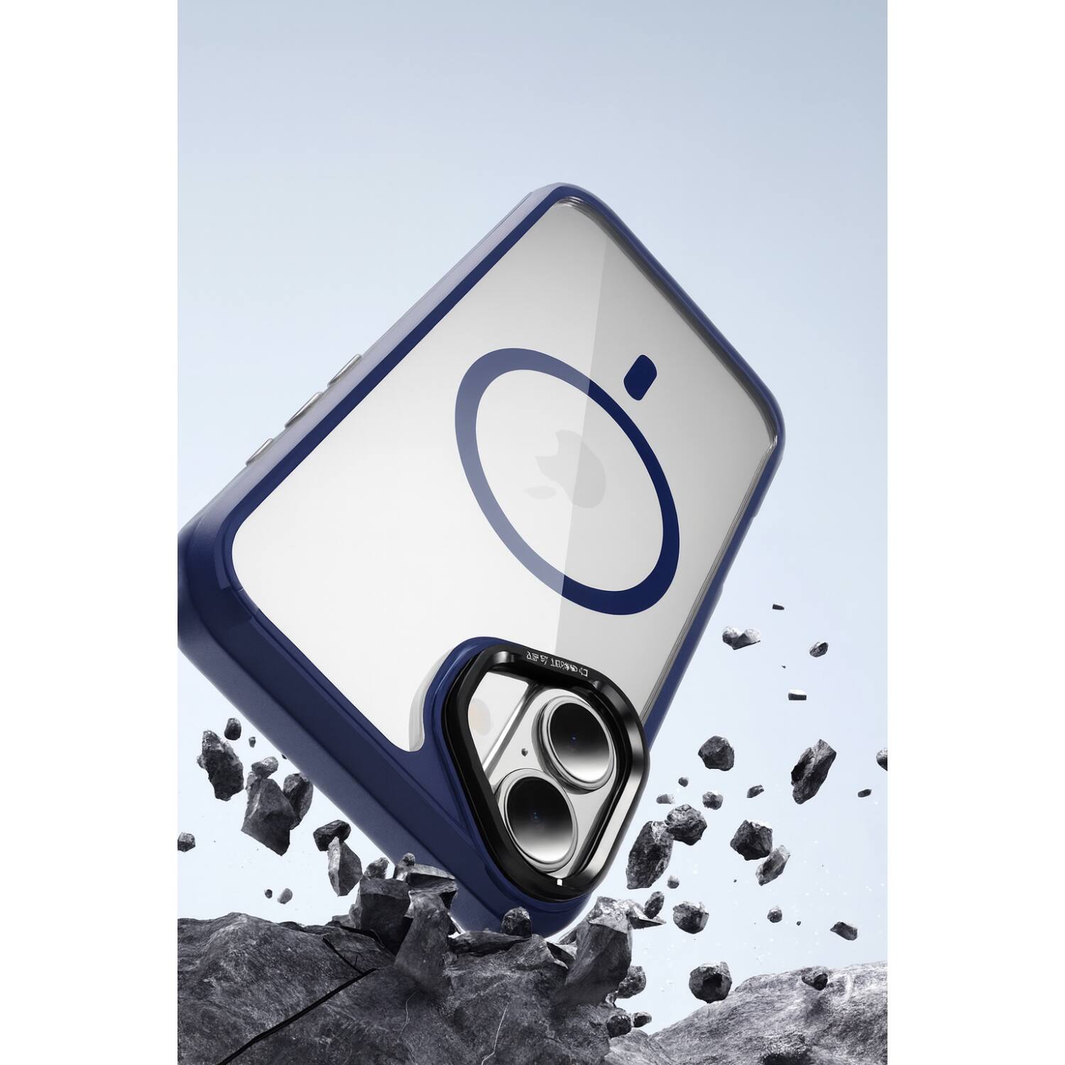 Left. SaharaCase - Apple iPhone 17 Kickstand Case | Compatible with Magsafe | Pro Shield Design | Raider Series - Blue.