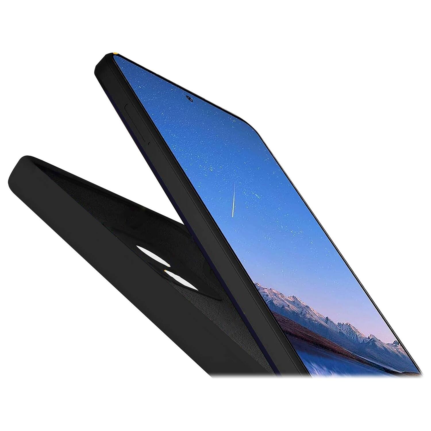 Alt View 13. SaharaCase - Silicone Series Case for Motorola G Power (2023) - Black.