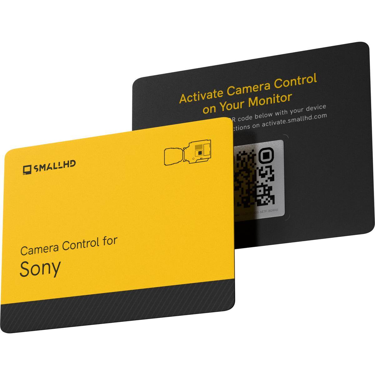 Camera Control Activate Your Monitor on your device below with R code activate.smallhd.com ctions on  
SMALLHD  
Control for Camera Sony