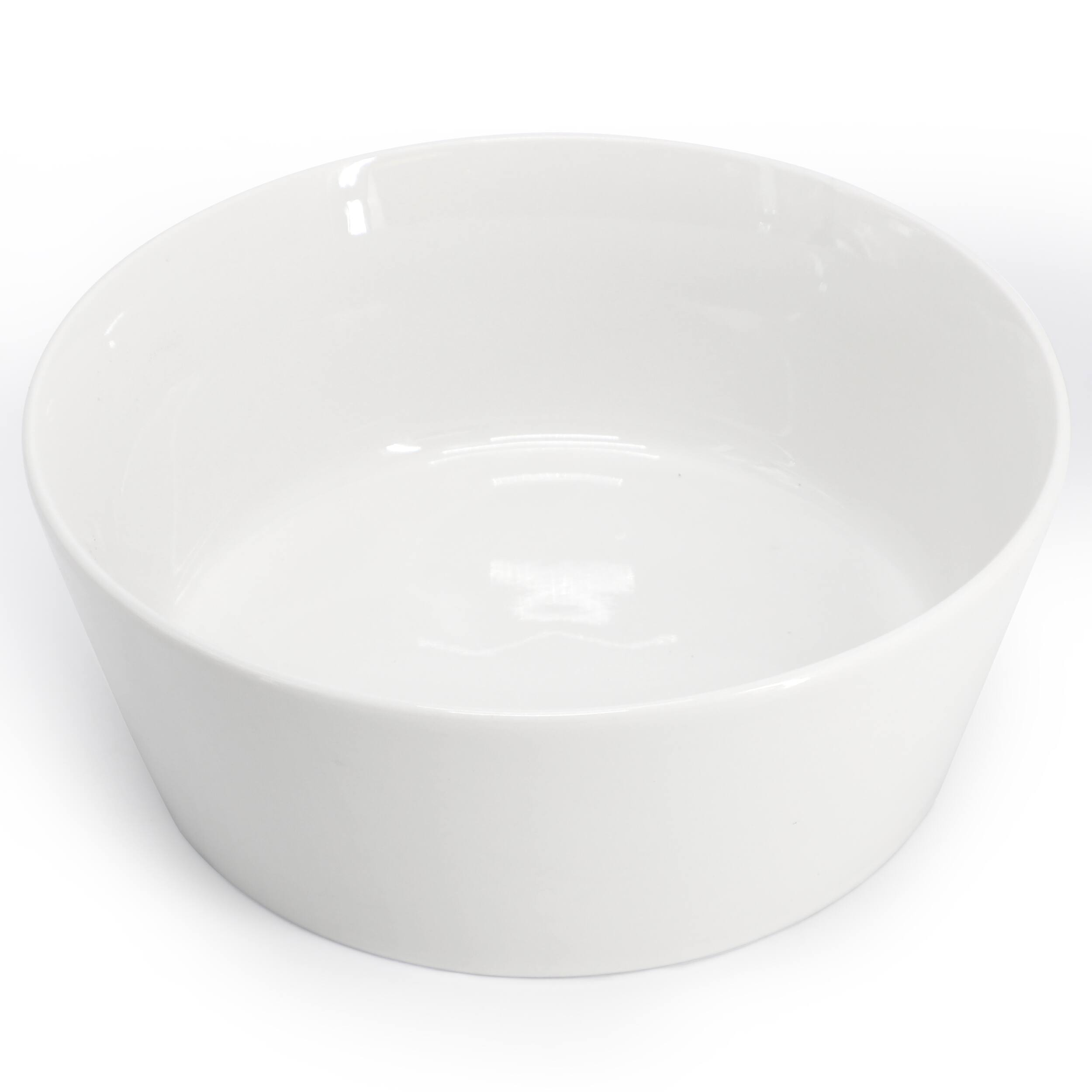 Alt View 1. Gibson - Gibson Home 2 Piece 6.75 Inch Round Fine Ceramic Side Bowl Sets in White - White.
