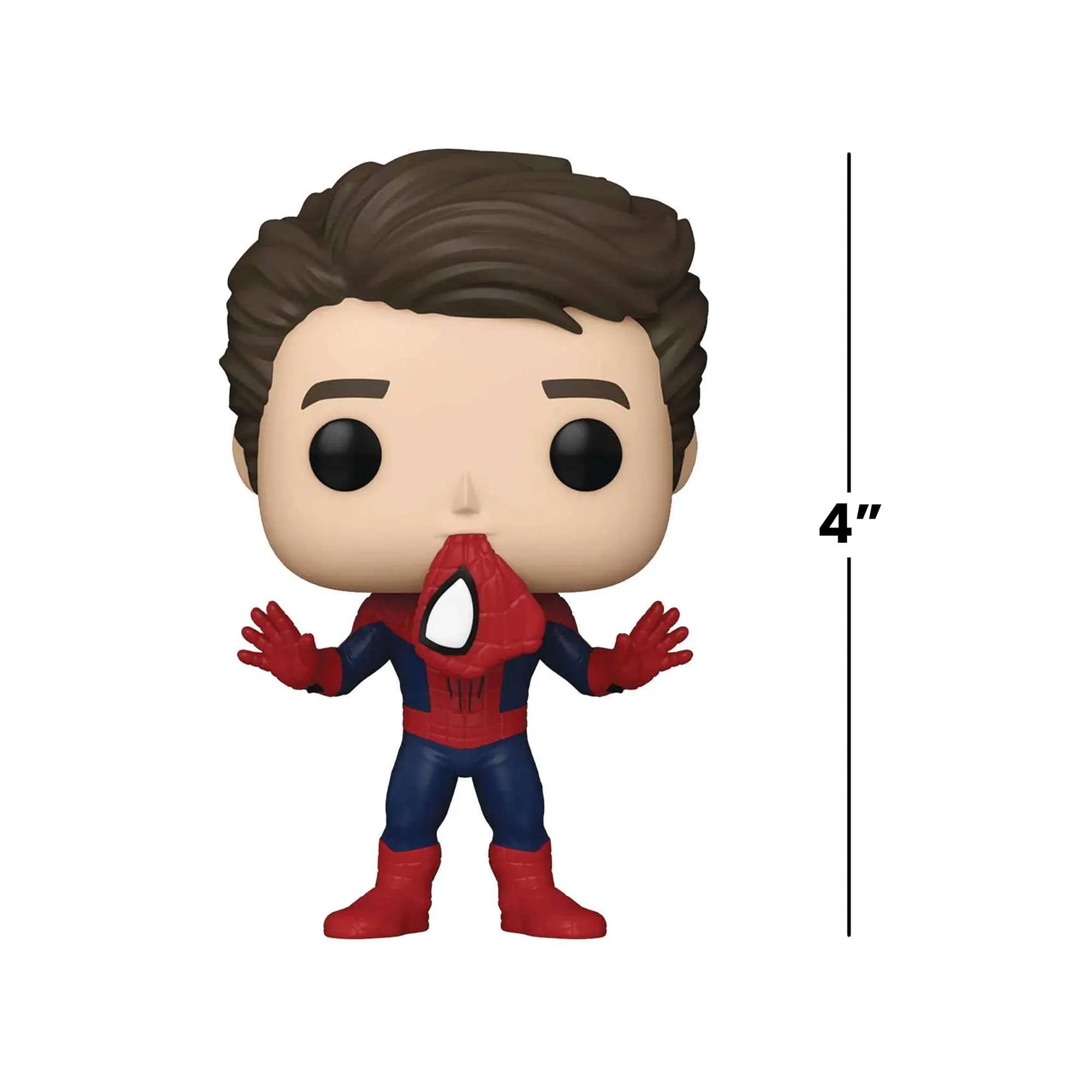 Alt View 3. Marvel - Marvel Spider-Man No Way Home Funko POP | Exclusive Spider-Man Unmasked - Red.