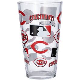 The Memory Company - Cincinnati Reds Full Wrap Pint Glass - Multicolor