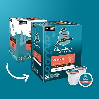 24 KEURIG KEURIG G COFFEE Caribou COFFEE 24 CARAMEL FLAVORED COFFEE 24 CARAMEL