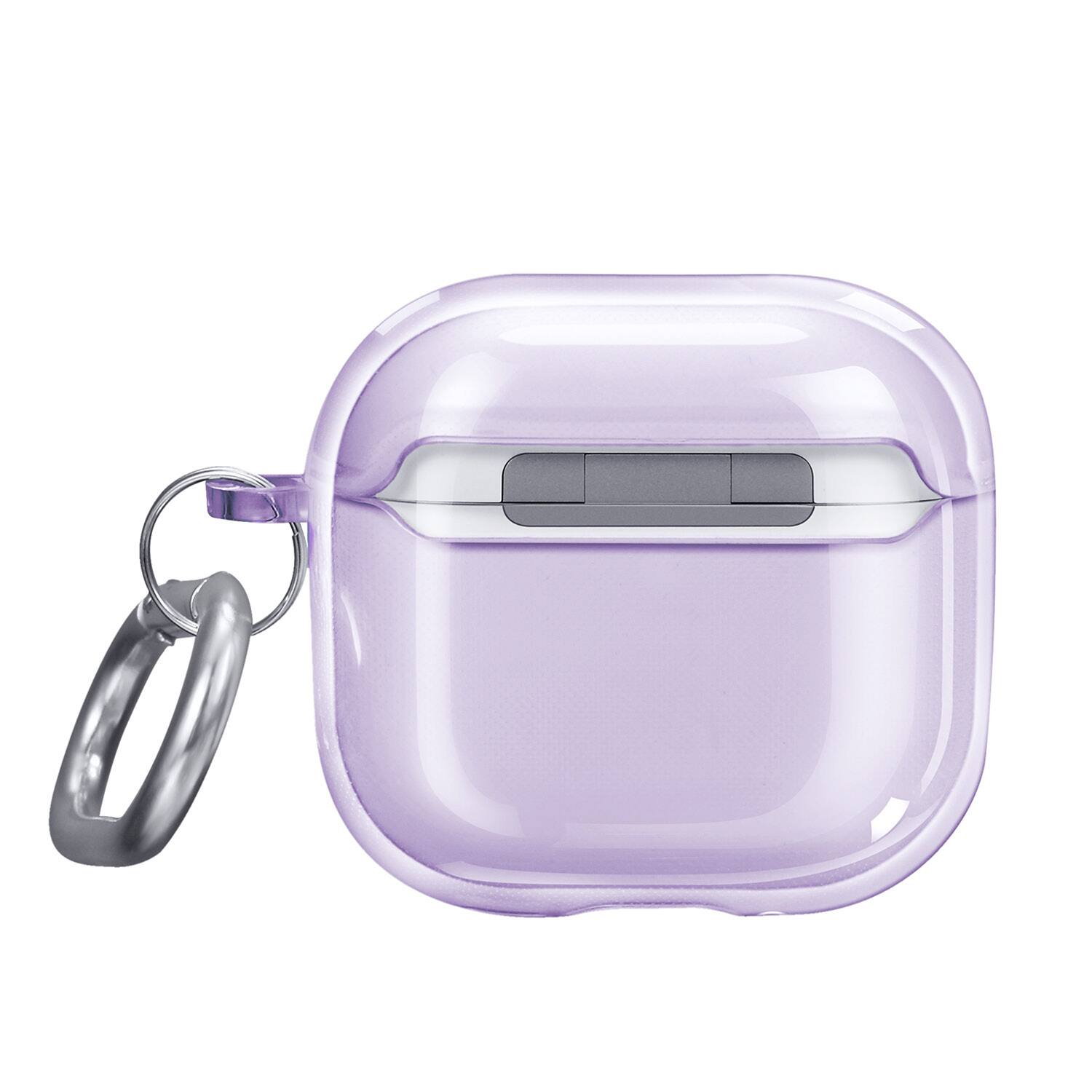 Back. Vena - For Apple Airpods 4 Case Cover, Airpods Case 4 TPU Airpod Case 4th Generation Supports Wireless Charging, Purple - Purple.