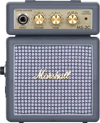 GUITAR AMPLIFIER
INPUT
VOLUME 0 10
TONE 0 10
POWER FUNCTION
OFF ON OD
MS-2C
Marshall