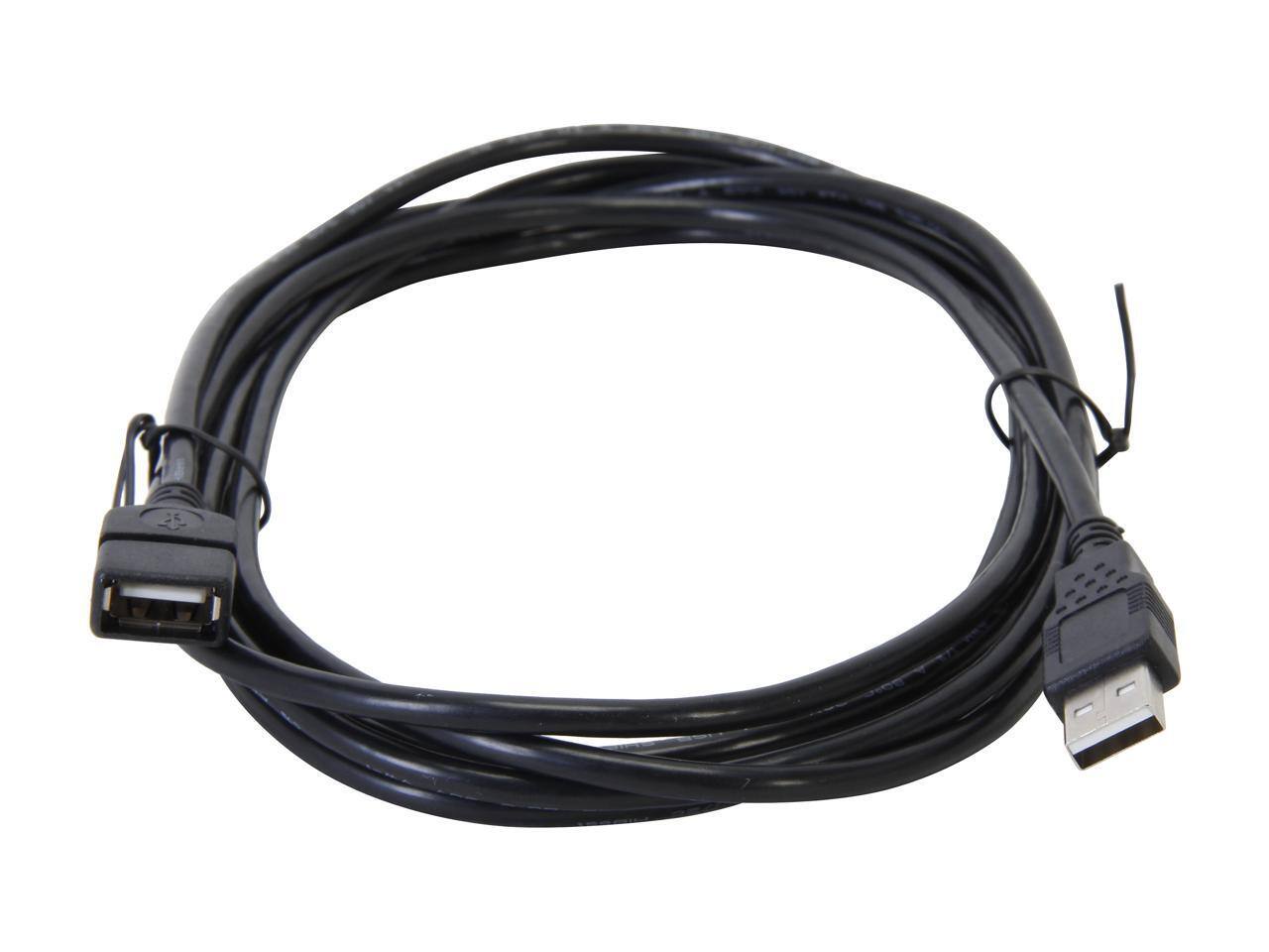 Alt View 1. Cables to Go - C2G 52108 USB Extension Cable - USB 2.0 A Male to A Female Extension Cable, Black (9.8 Feet, 3 Meters).