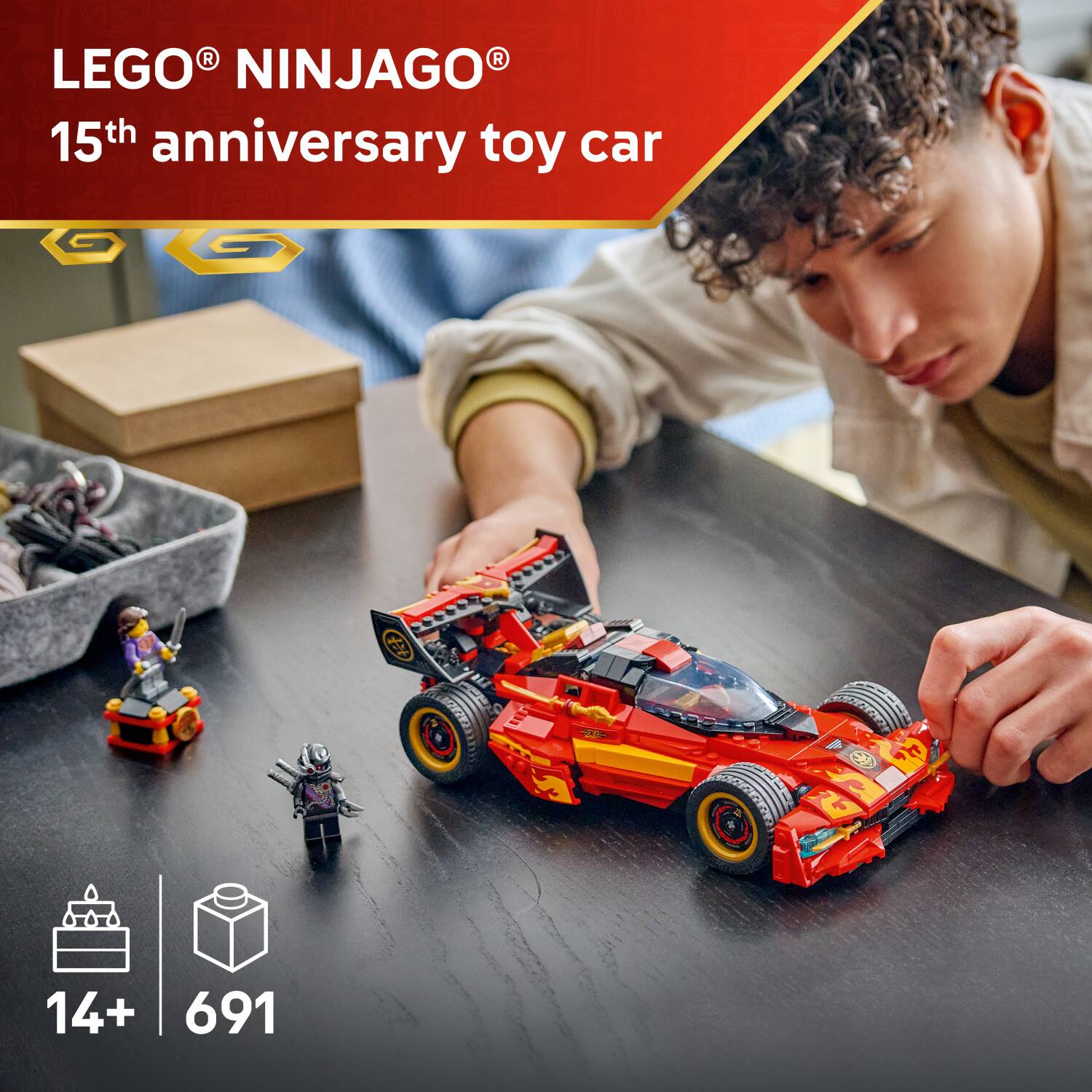 LEGO NINJAGO 15th anniversary toy car 14+ 691