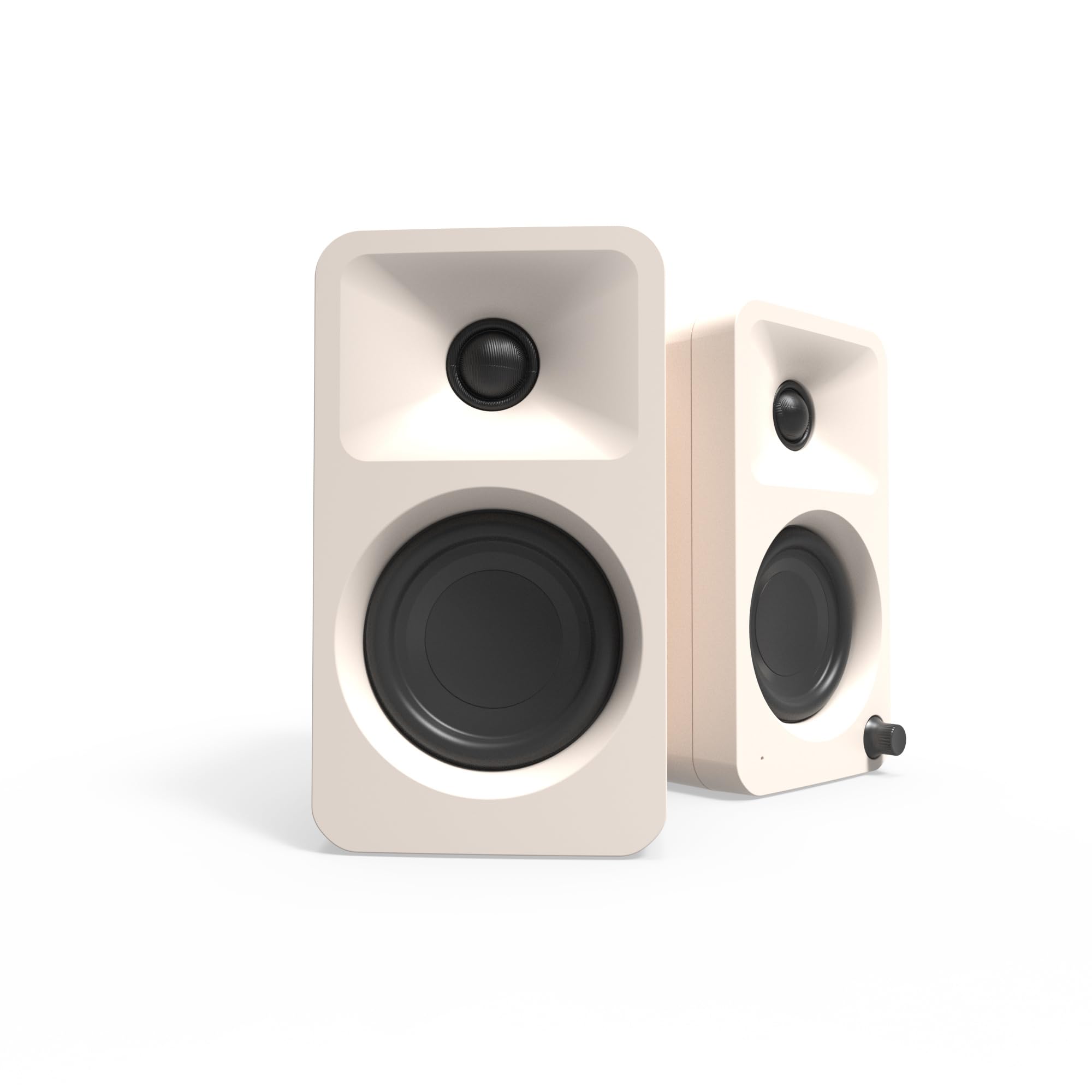 Front. Kanto - Kanto ORAMC 100W Powered Speakers with Bluetooth 5.0 Cream - Cream.