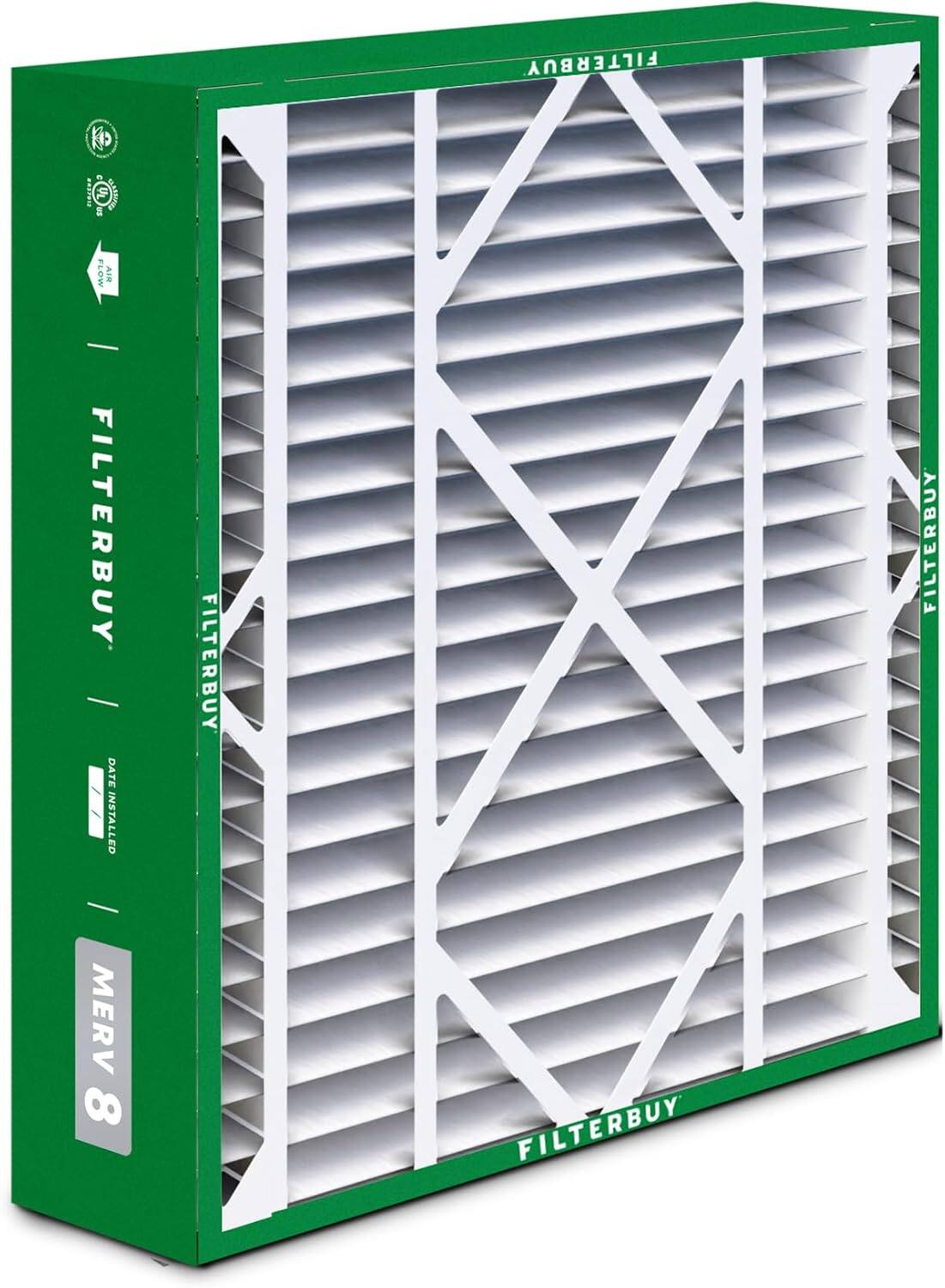 FILTERBUY  
AIR FLOW  
FILTERBUY  
DATE INSTALLED  
FILTERBUY  
MERV 8  
FILTERBUY