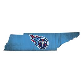 Fan Creations - Tennessee Titans 12" Logo State Sign - Multicolor
