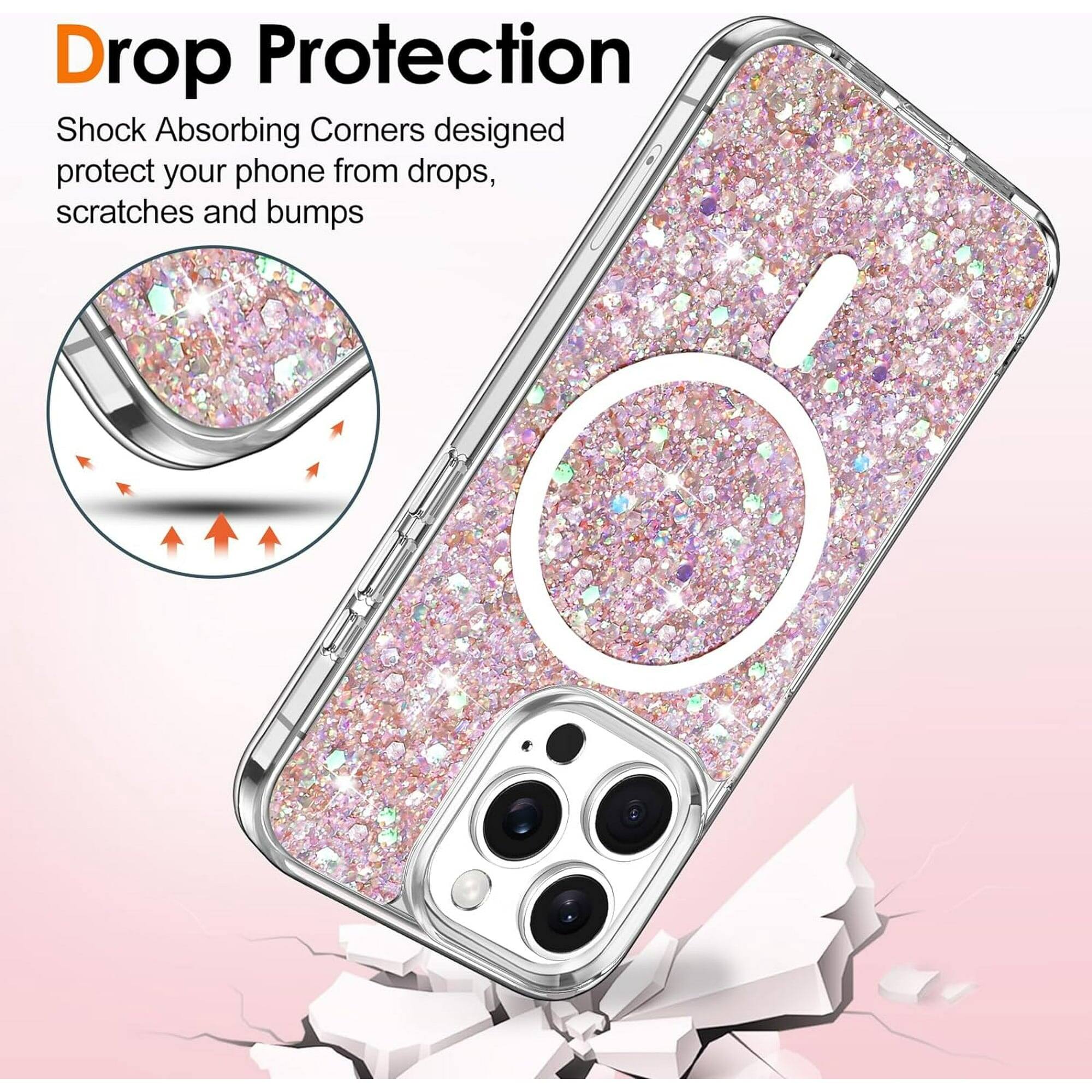 Drop Protection
Shock Absorbing Corners designed protect your phone from drops, scratches and bumps