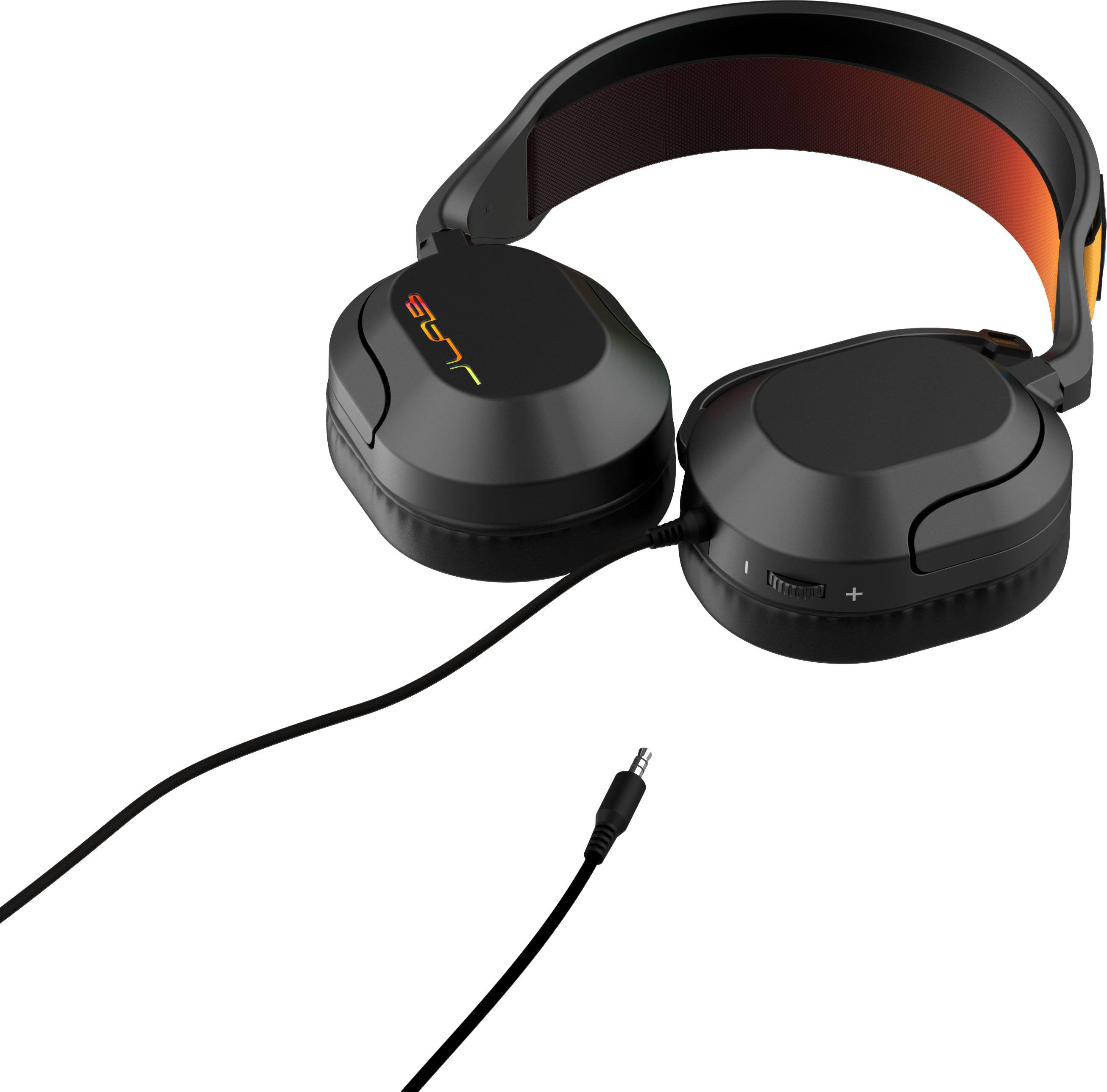 Alt View 1. JLab - Nightfall Wired Gaming Over The Ear Headset - Black.