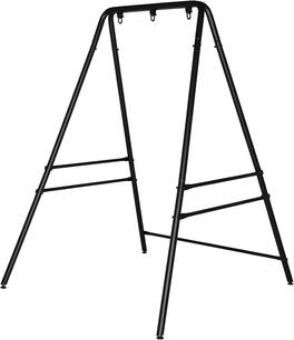 Winado - 6FT Hanging Chair Stand Only, Heavy-Duty 450LBS Support Hammock Chair Stand for Indoor Outdoor Patio Garden Backyard - Black