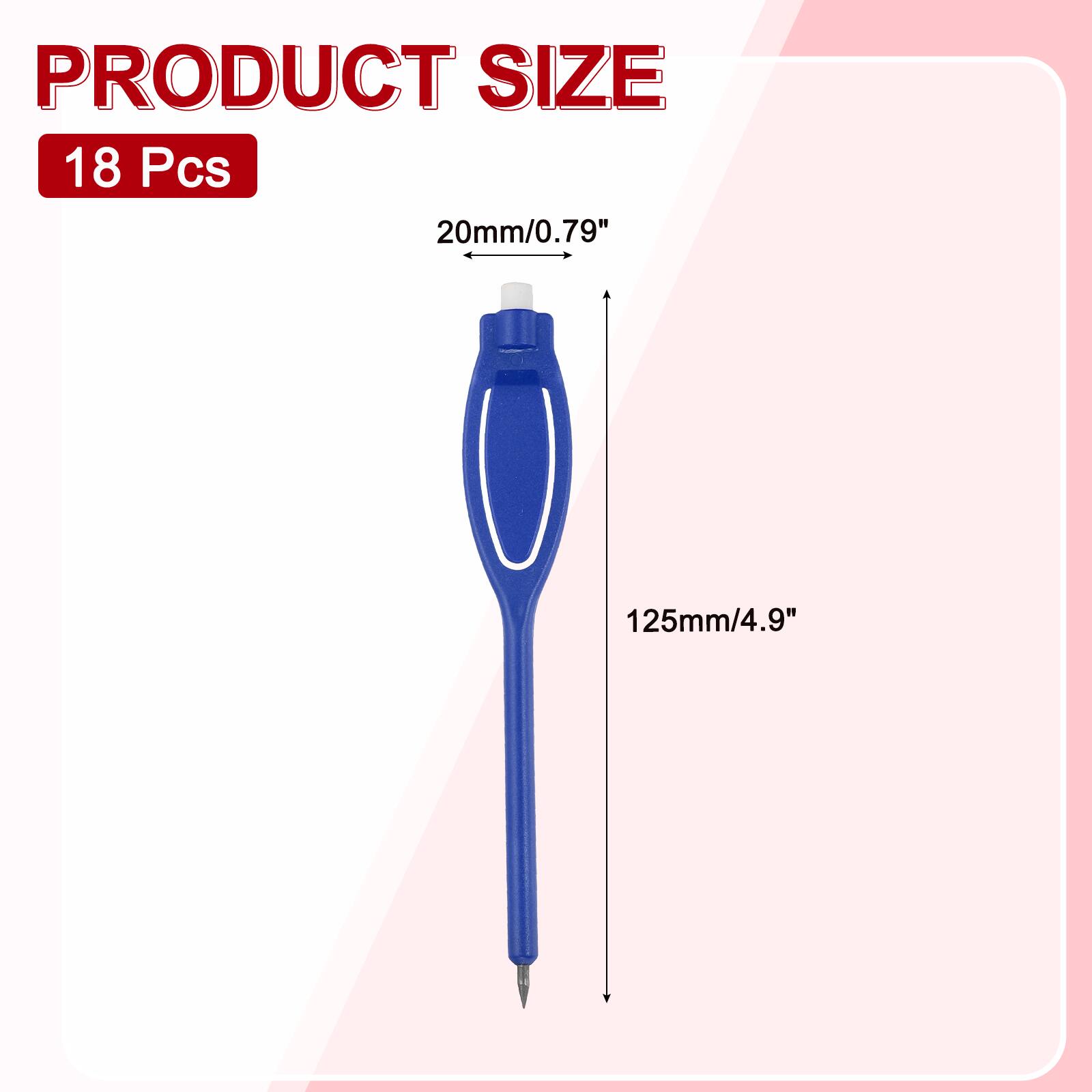 PRODUCT SIZE  
18 Pcs  
20mm/0.79"  
125mm/4.9"